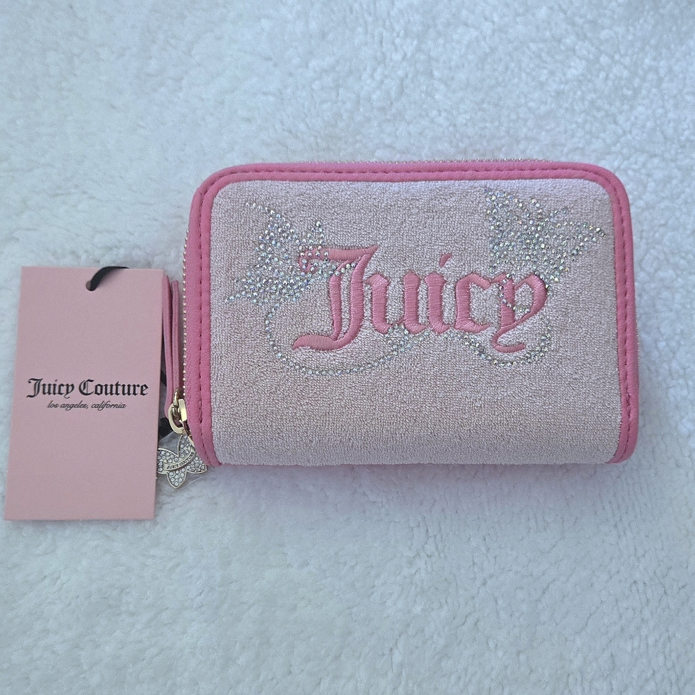 ✨️HP✨️ Juicy🍊 Couture "Wing It" Double✌️ Medium Zip Around Wallet - NWT - Picture 14 of 16